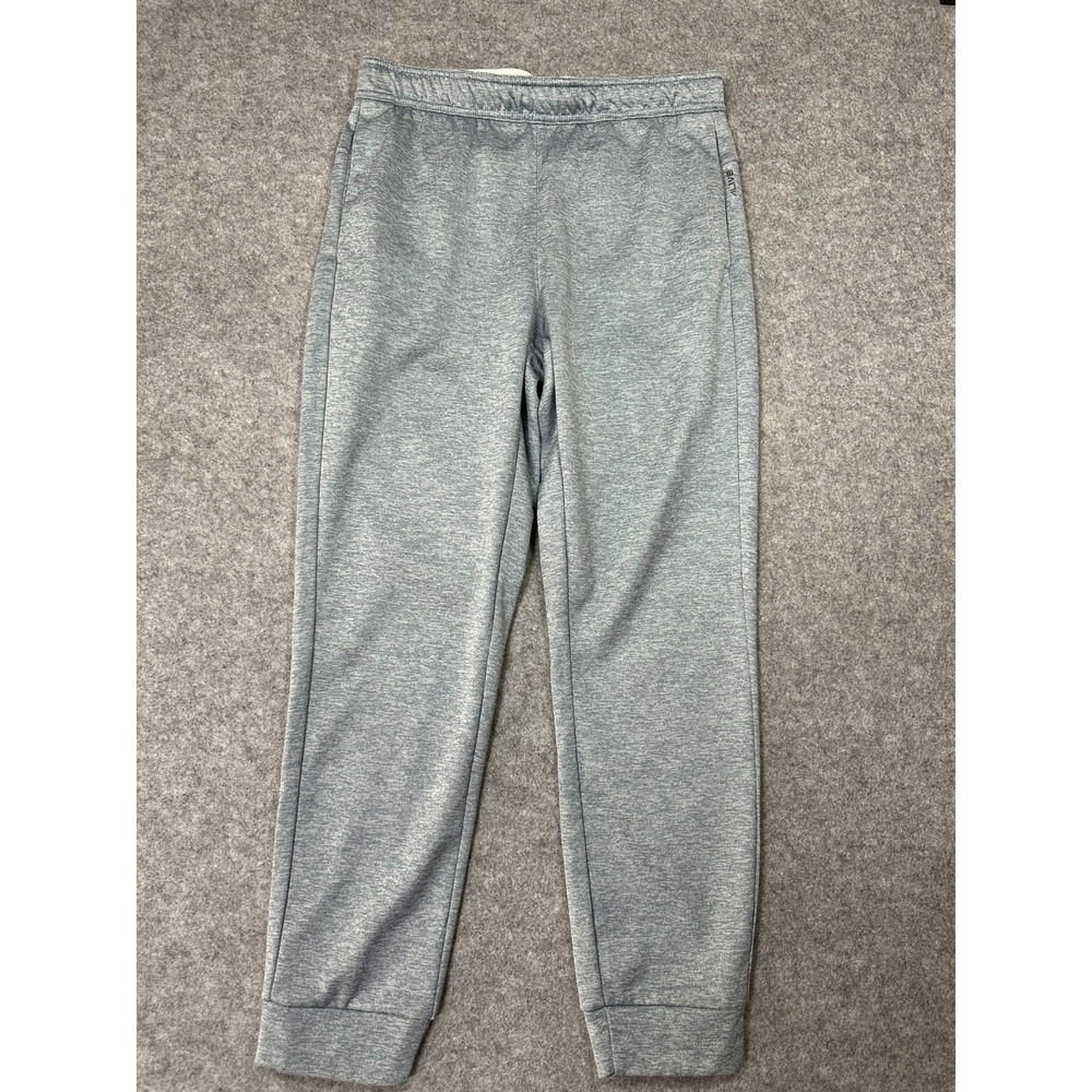 Alive Qwick Dry Sweatpants Mens M Heather Gray Tapered Leg Drawstring